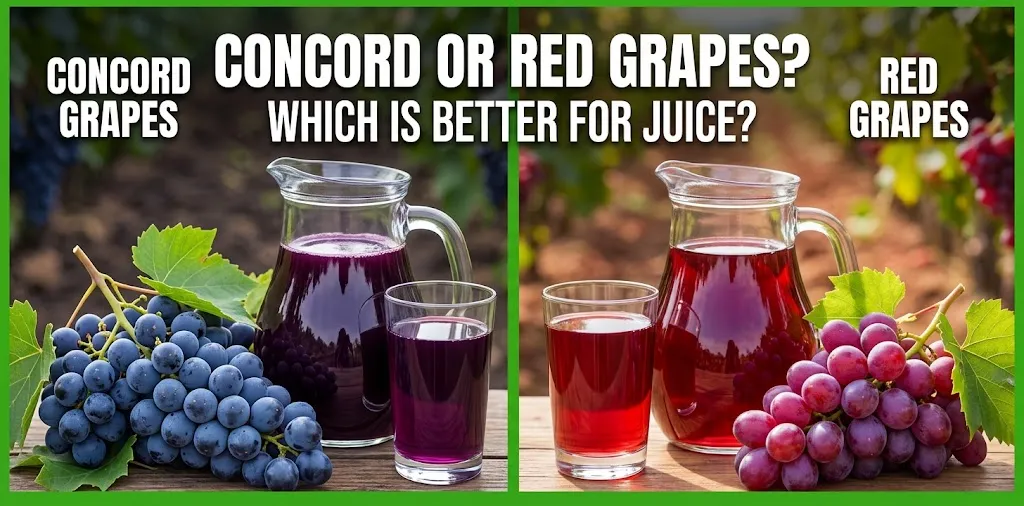 Concord or Red Grapes Which Is Better for Juice