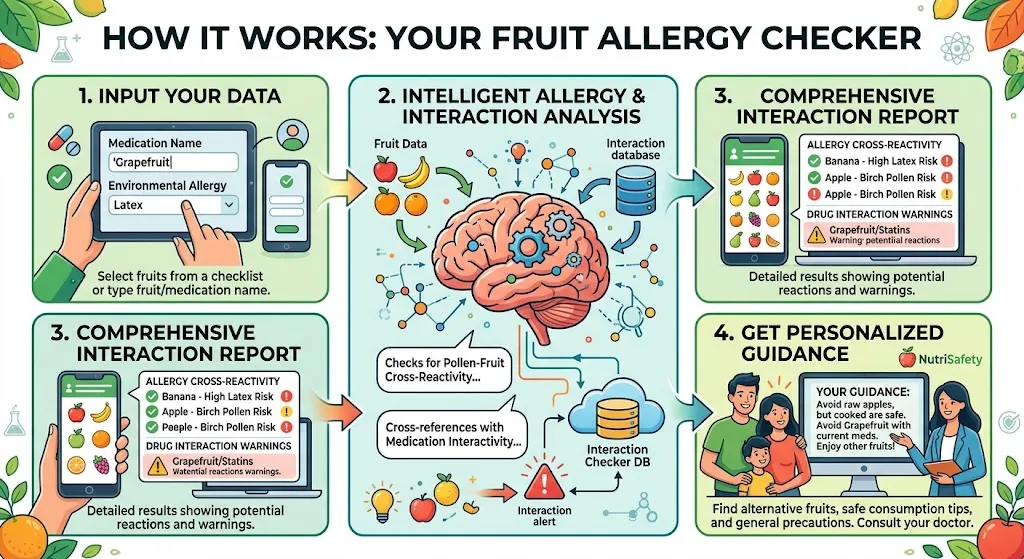 Fruit Allergy & Interaction Checker