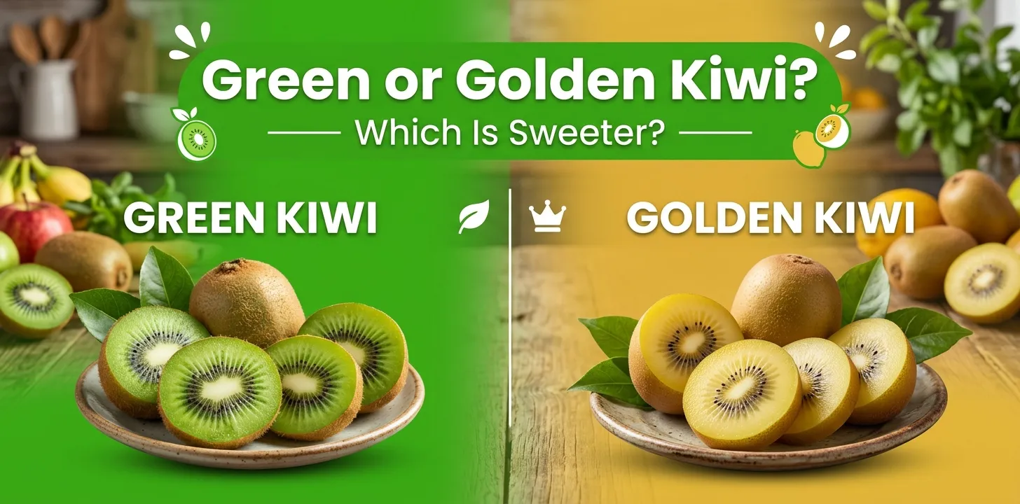 Green or Golden Kiwi Which Is Sweeter