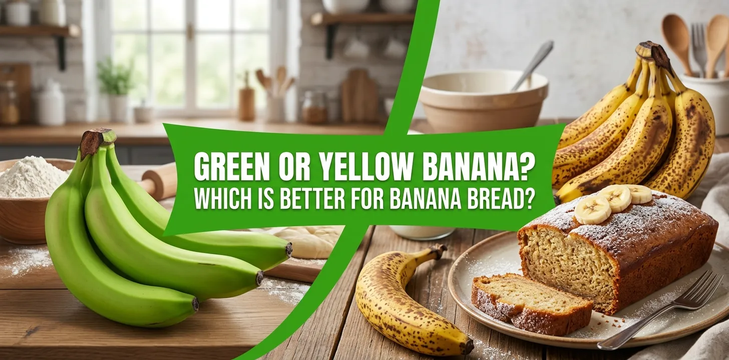 Green or Yellow Banana Which Is Better for Banana Bread