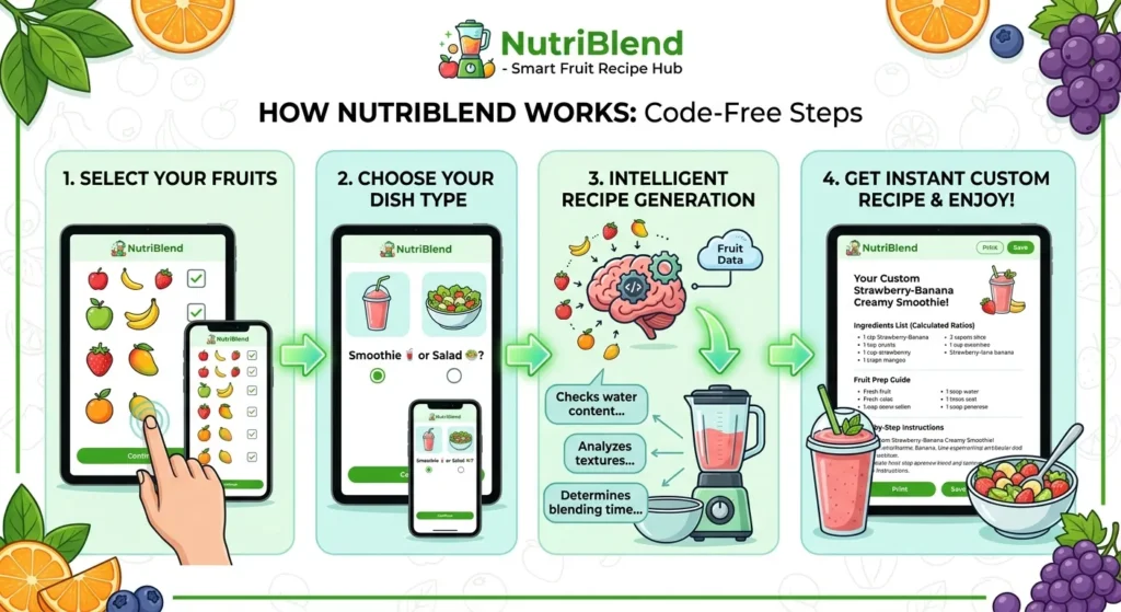 Smart Fruit Smoothie & Salad Recipe Generator