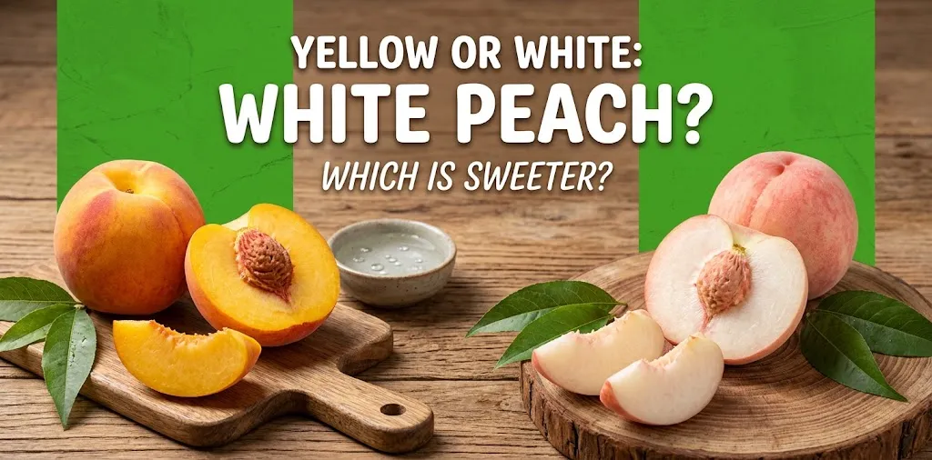 Yellow or White Peach Which Is Sweeter